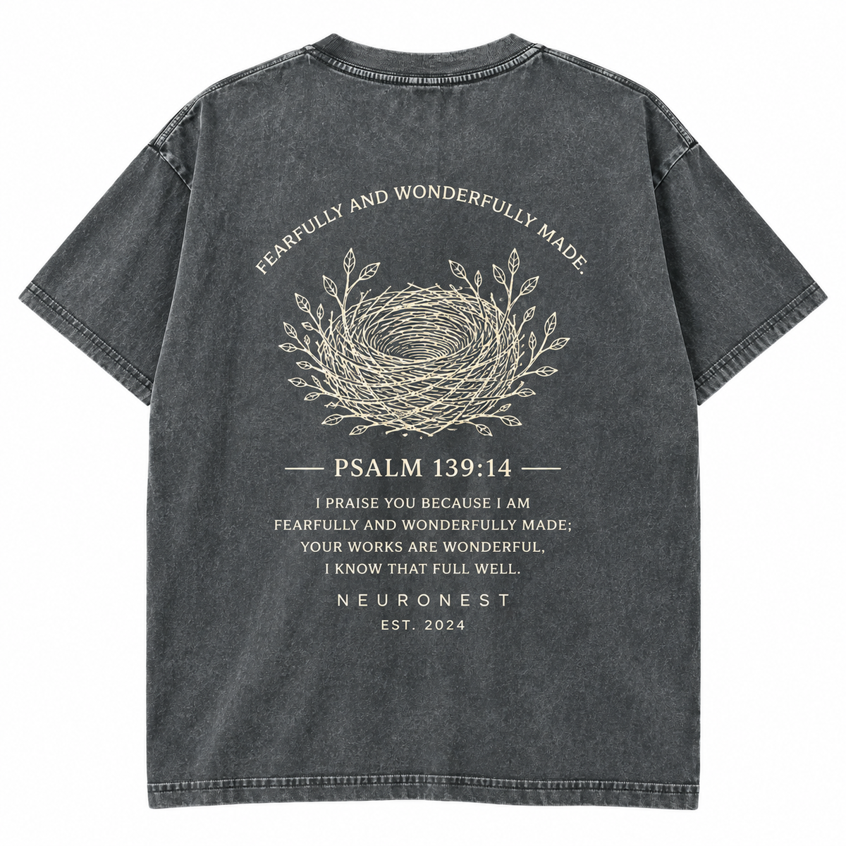 Fearfully & Wonderfully Made — Psalm 139:14 Hoodie or T-Shirt