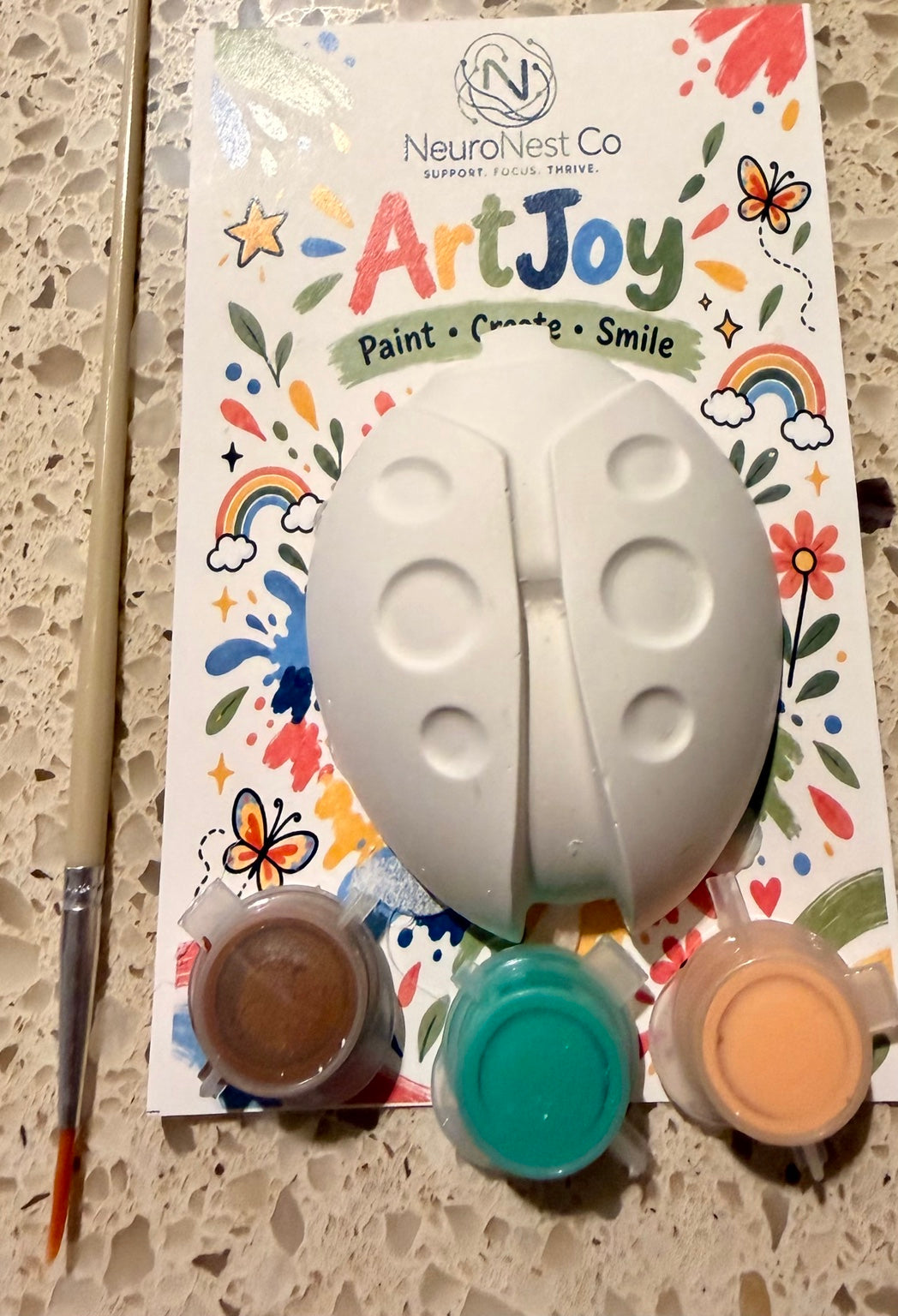 Original product photo of ArtJoy Ladybug kit