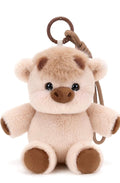 Cute Plush Bear Keychain 🧸🤎