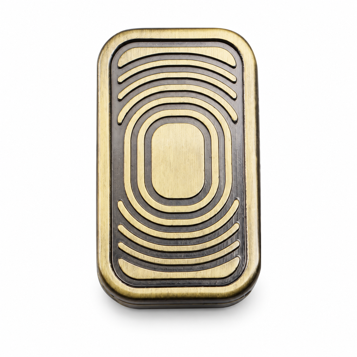 One brass-look Metal Slider Fidget