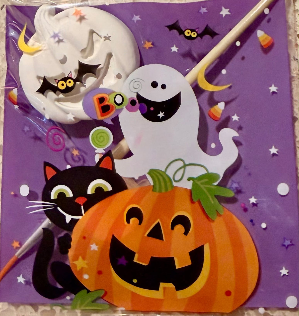 Original photograph of Halloween DIY paint kit
