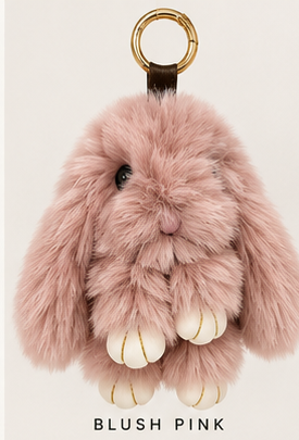 Blush pink bunny studio mockup