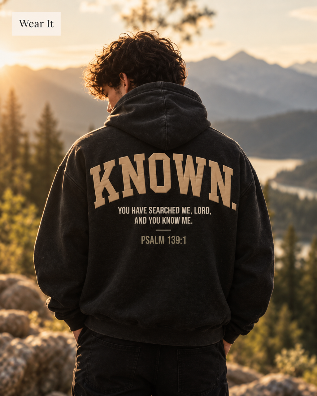 KNOWN. Heavyweight Oversized Hoodie — Psalm 139:1