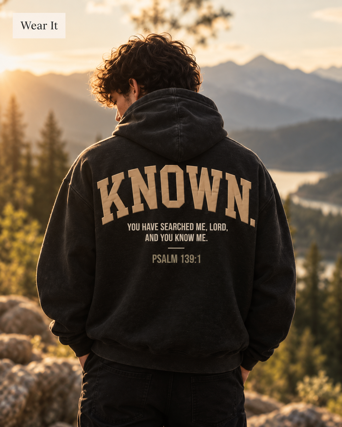 KNOWN. Heavyweight Oversized Hoodie — Psalm 139:1